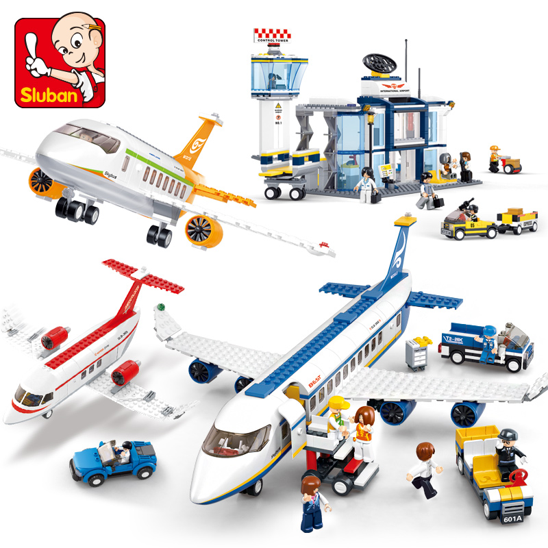Lego Set Creator - High-tech Avion Cargo เครื่องบินเครื่องบินกู้ภัย Airport Airbus