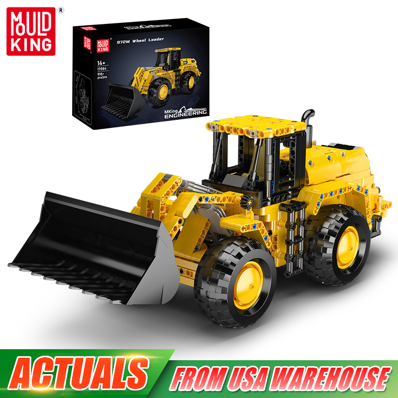 Lego Set Technic - ตัวต่อ Mould King 17084 รถของเล่นเทคนิค รถตักล้อยาง