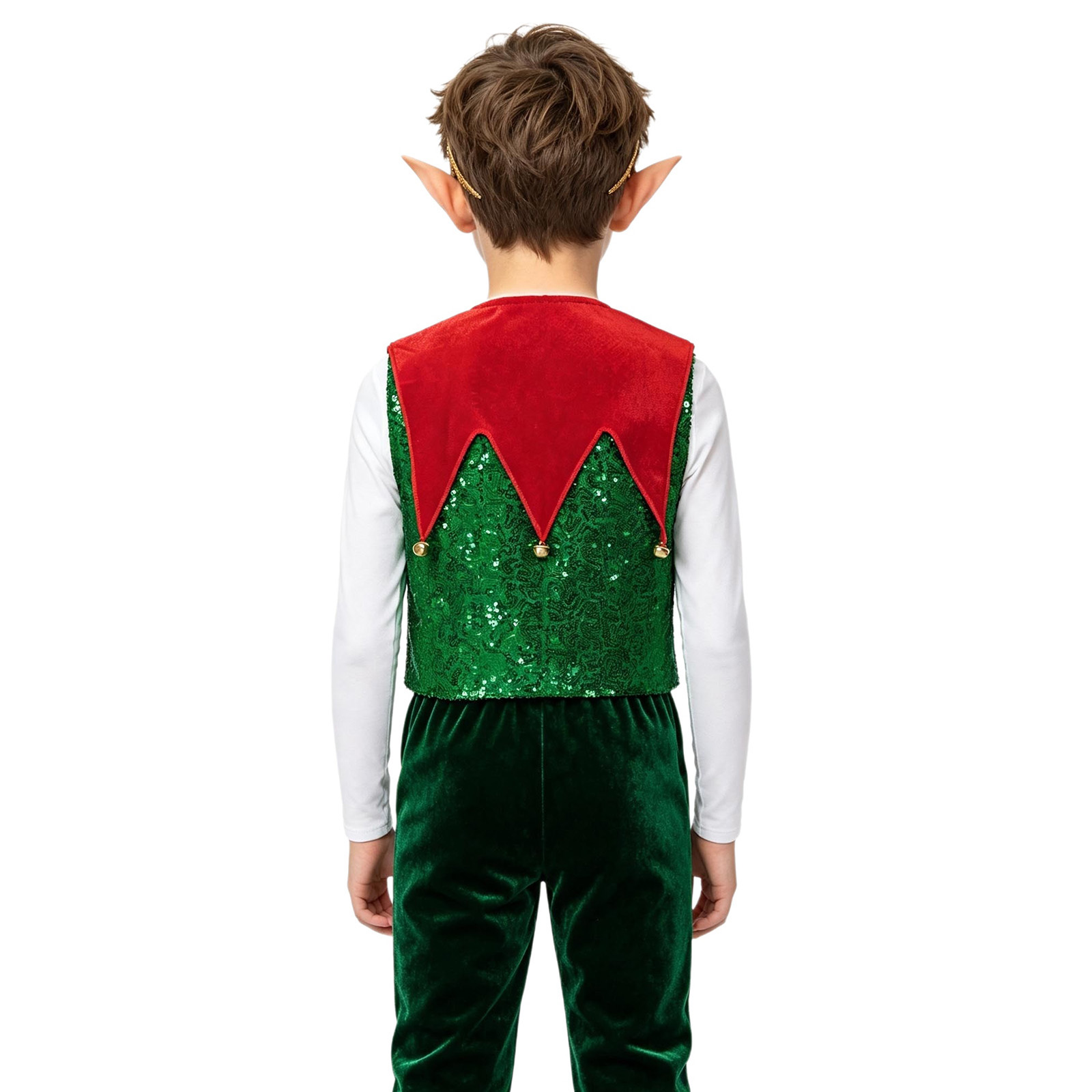 เสื้อกั๊กเอลฟ์คริสต์มาสสำหรับเ - Elf Costume Christmas บทวิจารณ์และราคา