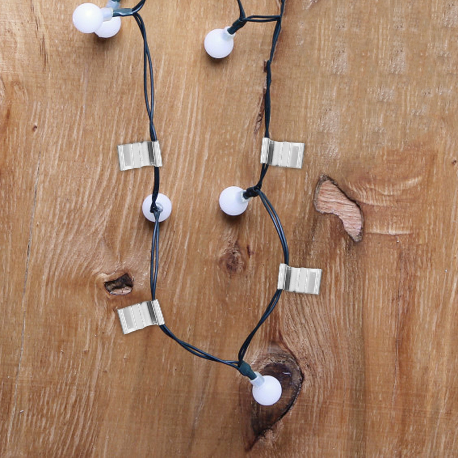คลิปหนีบไฟโลหะกันสนิม 100 ชิ้น - Christmas Lights Outdoor บทวิจารณ์และราคา