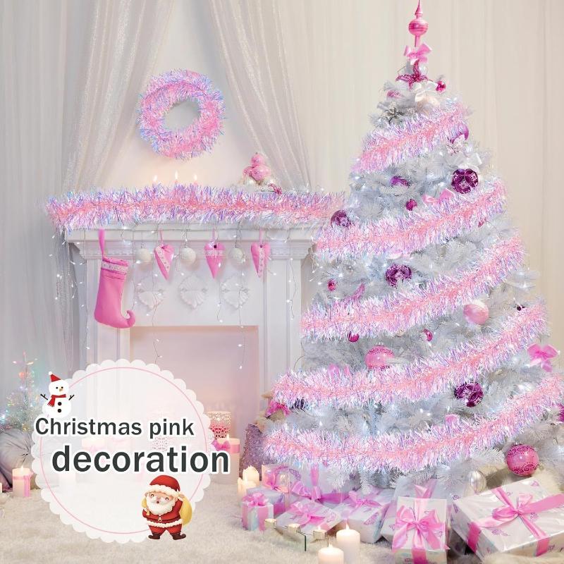 1/3/5 ชิ้น สายรุ้งคริสต์มาสสีช - Tinsel Garland Decoration บทวิจารณ์และราคา