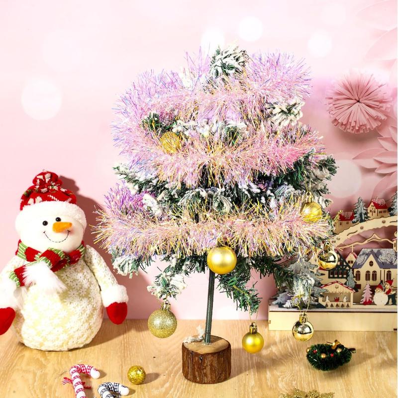 1/3/5 ชิ้น สายรุ้งคริสต์มาสสีช - Tinsel Garland Decoration บทวิจารณ์และราคา