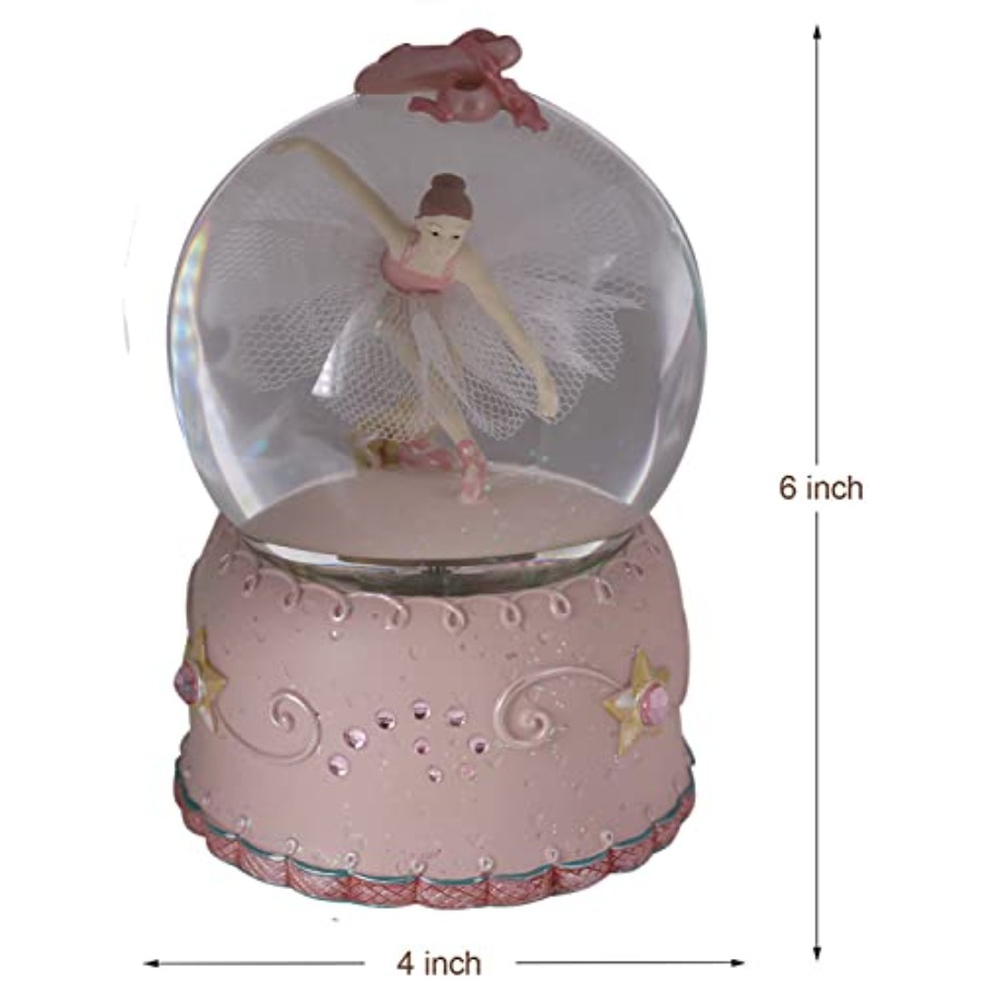 ลูกโลกหิมะหมุนได้รูปนักบัลเล่ต - Snow Globe Musical บทวิจารณ์และราคา