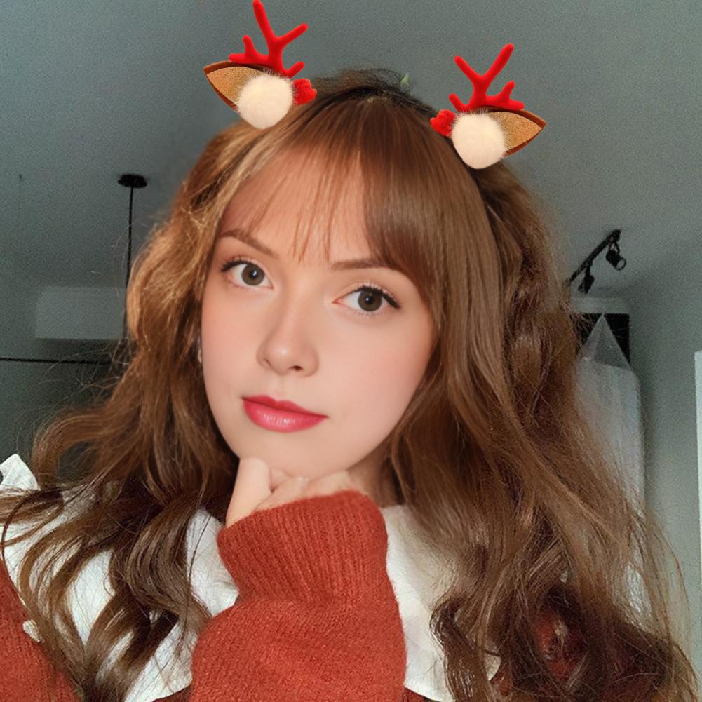 กิ๊บติดผมรูปเขากวางเรนเดียร์ ก - Reindeer Antlers Headband บทวิจารณ์และราคา