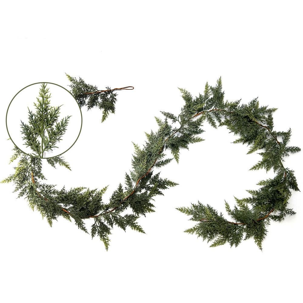 พวงมาลัยต้นสนนอร์ฟอล์กเทียมขนา - Christmas Wreath Fake บทวิจารณ์และราคา