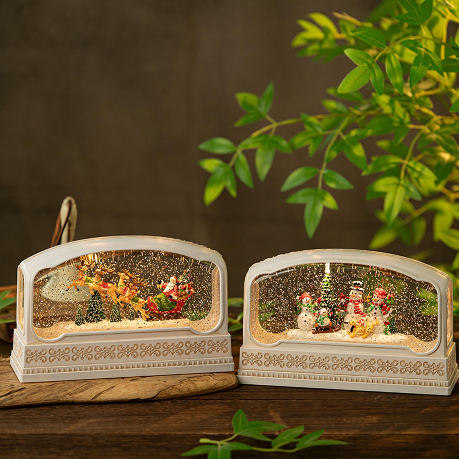 กล่องดนตรีลูกโลกหิมะเรืองแสง ค - Snow Globe Musical บทวิจารณ์และราคา