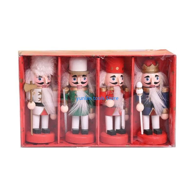 50lb 4pcs ไม้ Nutcracker King  - Nutcracker Figurine บทวิจารณ์และราคา