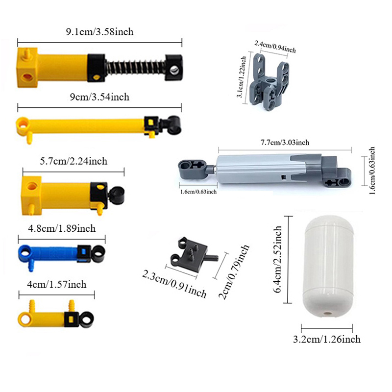 ชุดชิ้นส่วนนิวแมติกเทคนิค MOC  - Lego Set Technic บทวิจารณ์และราคา