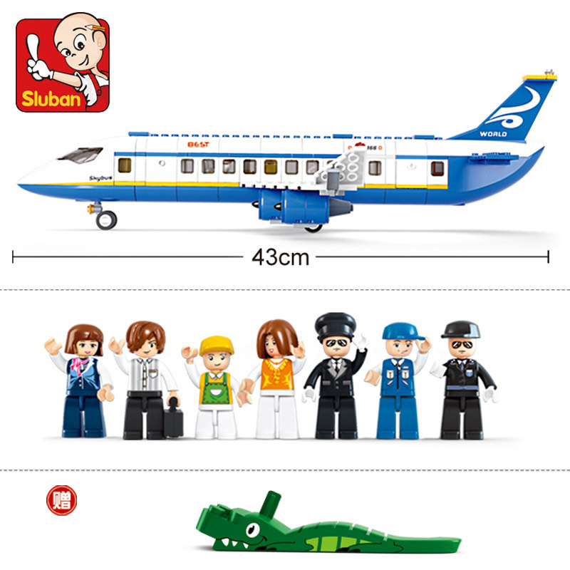 SLUBAN Cityการบินสนามบินเครื่อ - Lego Set Creator บทวิจารณ์และราคา