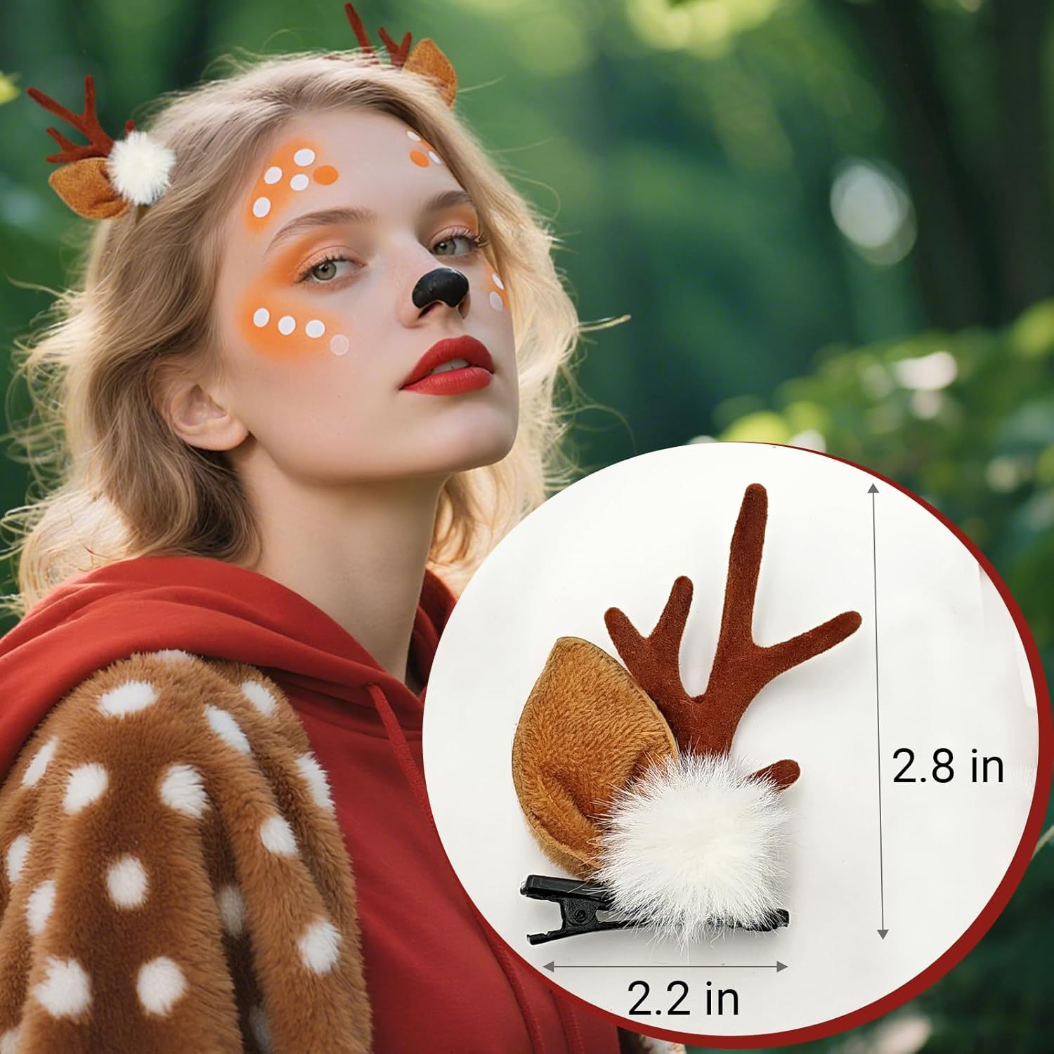 ที่คาดผมรูปหูกวางขนาดเล็ก 1/2  - Reindeer Antlers Headband บทวิจารณ์และราคา